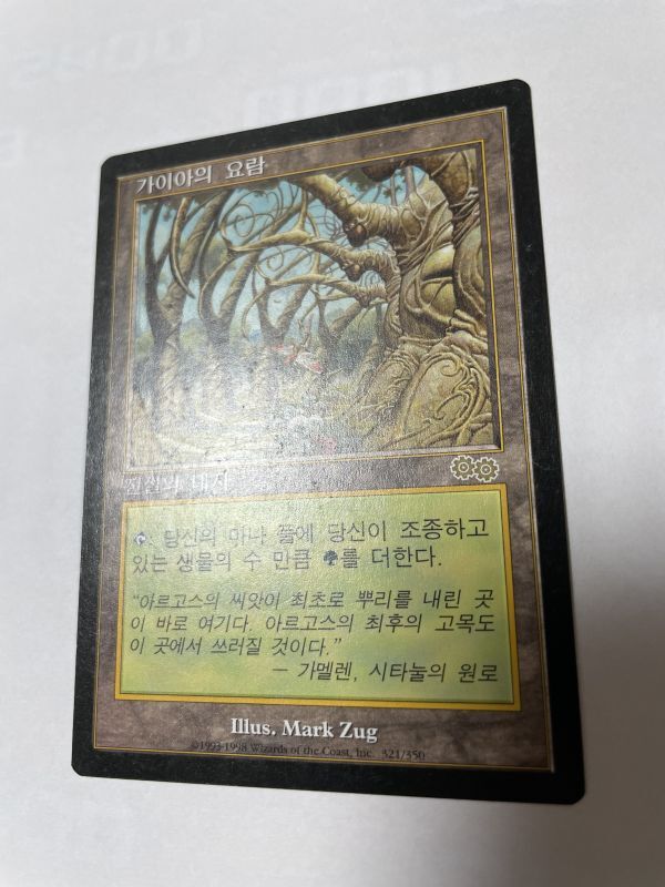 韓国語《ガイアの揺籃の地/Gaea's Cradle》[USG] SP - MTG専門店