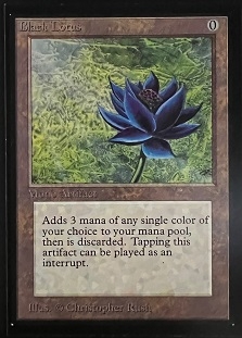BLACK LOTUS (NOT TOURNAMENT LEGAL) Collector's Edition Magic MTG