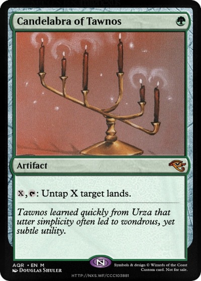 マジック：ザ・ギャザリング mtg Candelabra of Tawnos MTG Candelabra