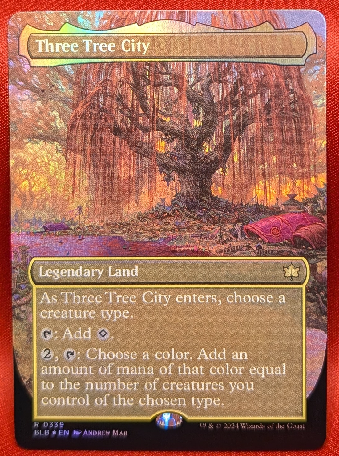 MTG 三本木市/Three Tree City foil 英語 ボーダーレス MTG 三本木市