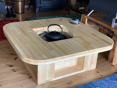 手作り家具 ～火鉢を囲んでみませんか？～ | 囲炉裏・火鉢 | 薪