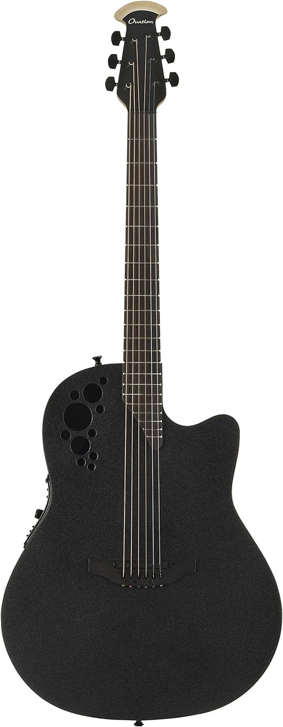 Ovation Mod TX Collection Acoustic-Electric Guitar, Textured Black