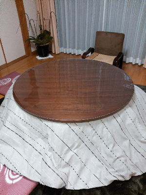 アクタスのこたつFK-1、透明マットをオーダーした写真集 | 透明