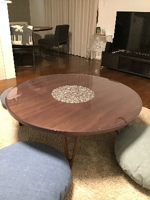 アクタスのこたつFK-1、透明マットをオーダーした写真集 | 透明