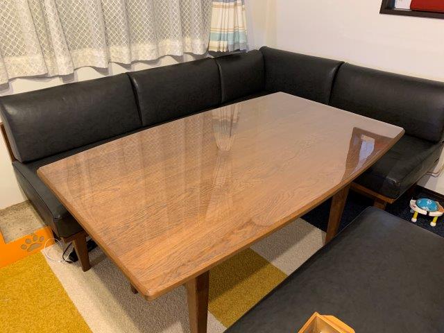 ウニコのWICKテーブルにマットをオーダーした8家庭のレビュー写真