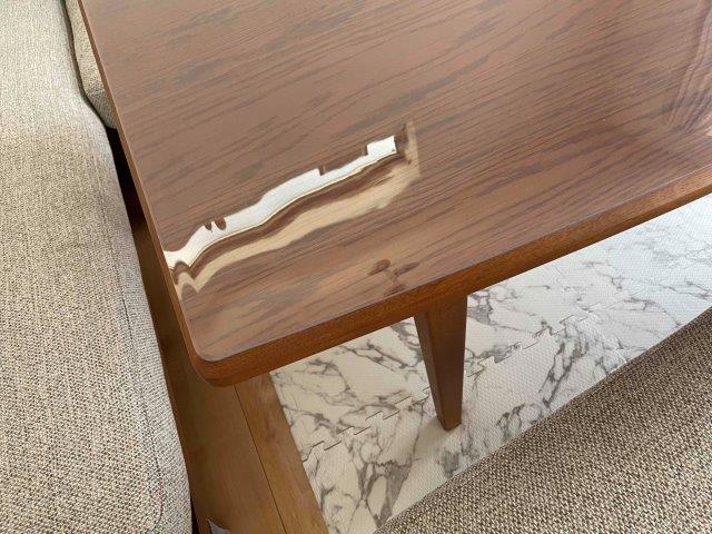 ウニコのWICKテーブルにマットをオーダーした8家庭のレビュー写真