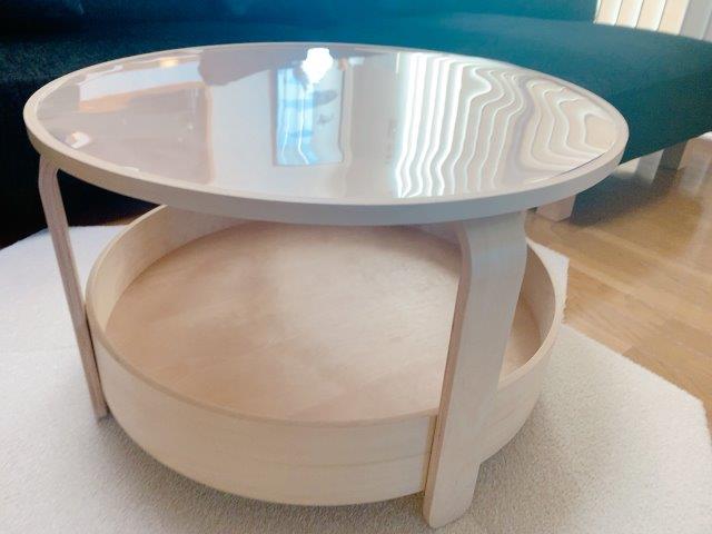 イケアの円形テーブルに透明マットを敷いた6軒の感想と写真 | 透明