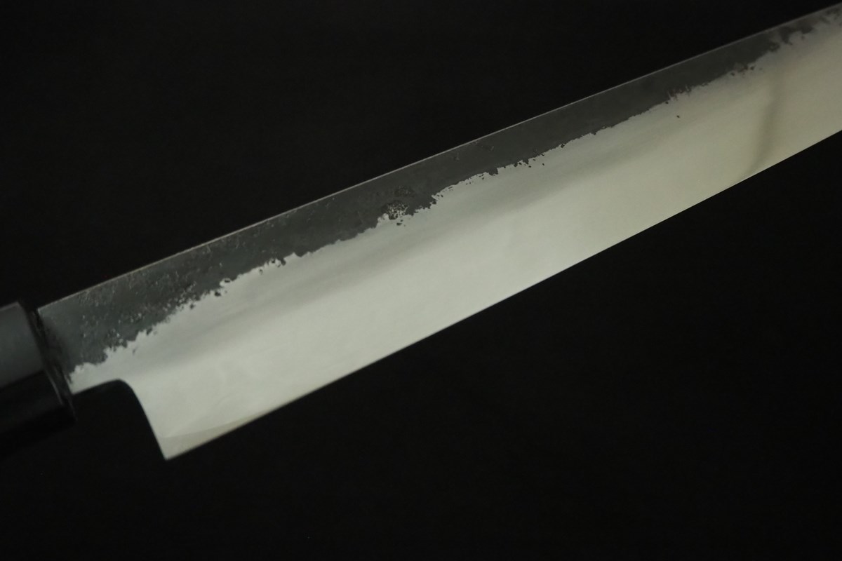 藤 秋友義彦作 甲伏柳刃300㎜・両刃 | 和式鍛造ナイフ専門店 宗正刃物
