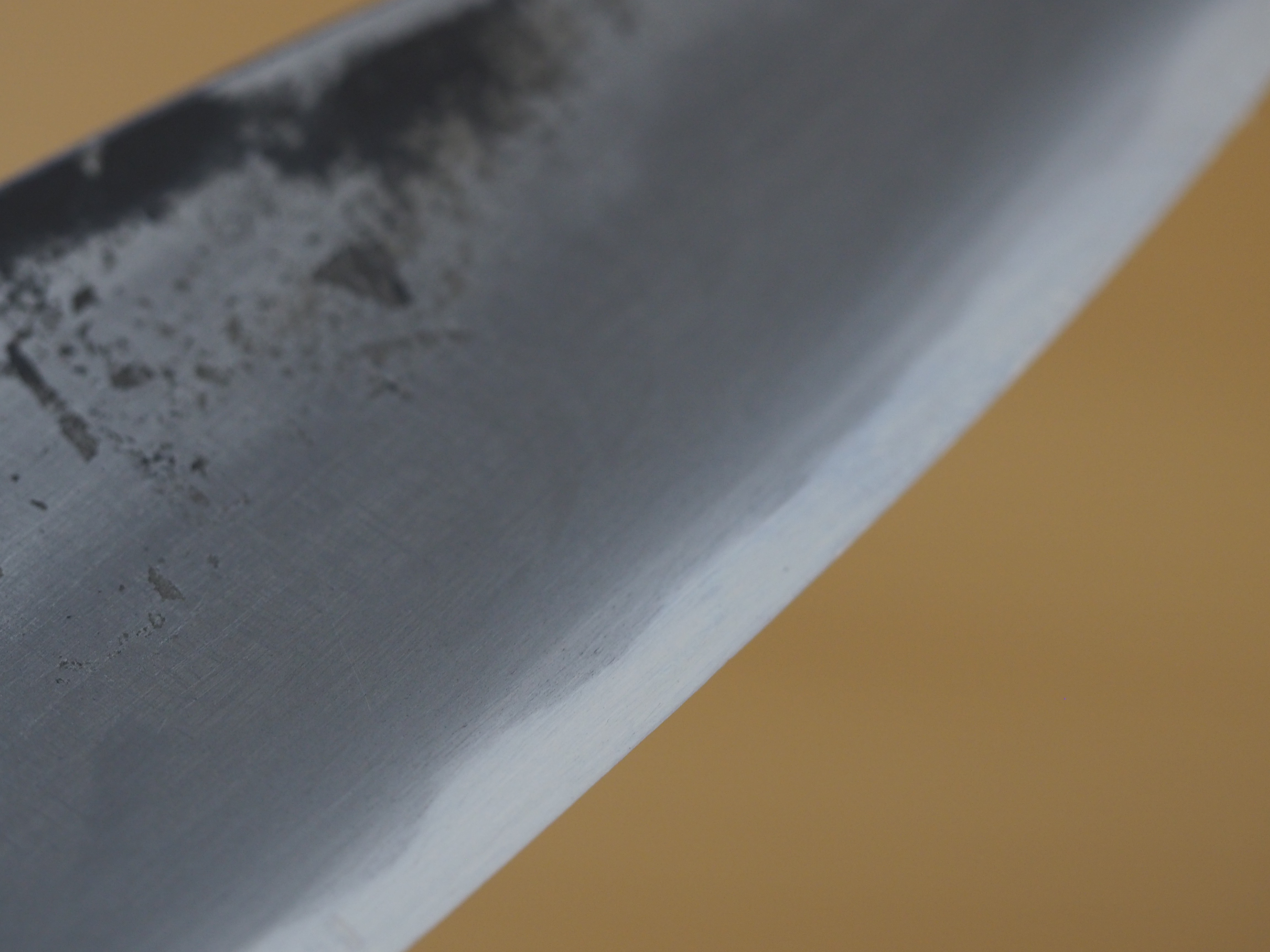 武峰作 黒打三徳包丁・5寸5分（上研ぎ仕上げ） | 和式鍛造ナイフ専門店