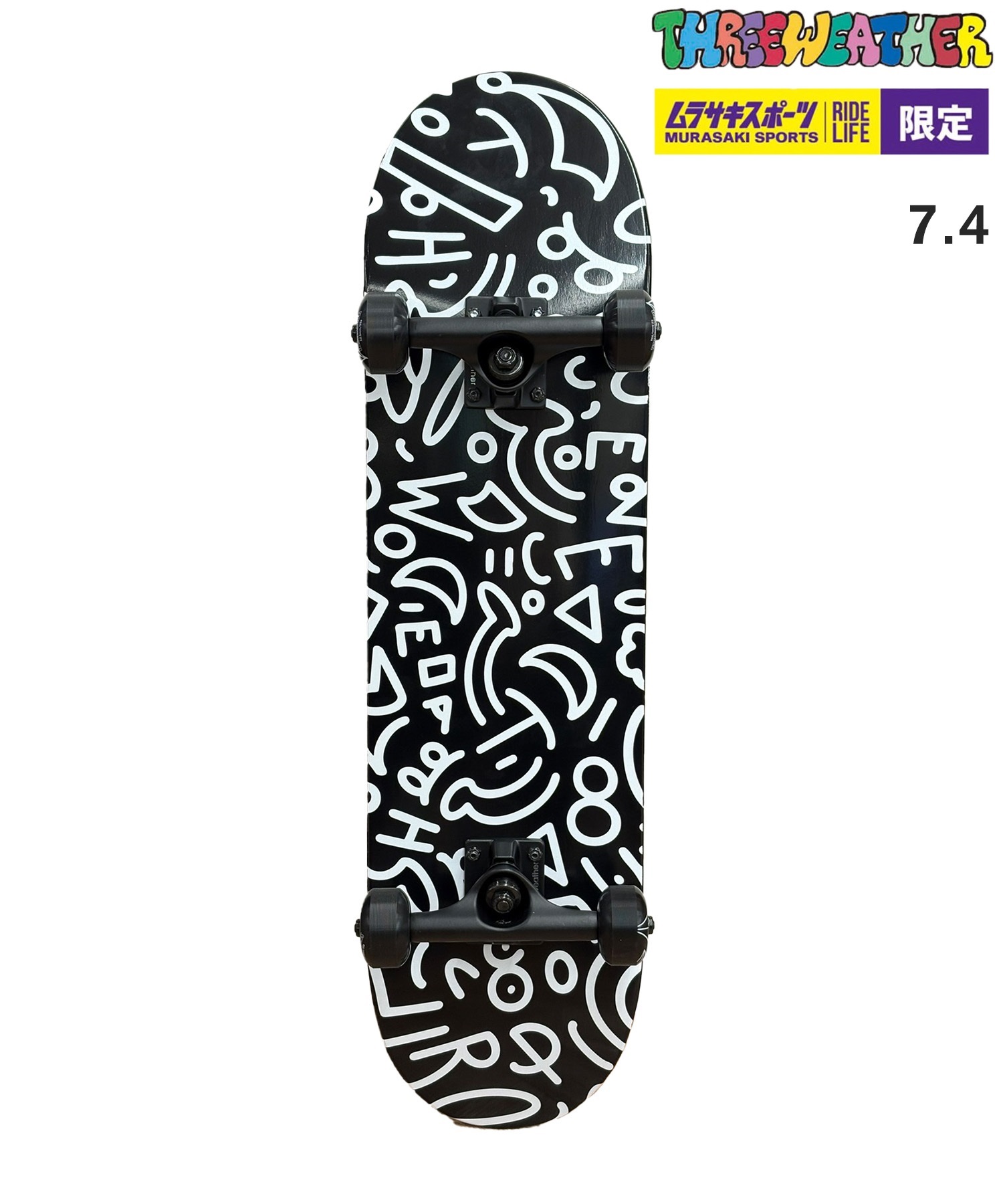 THREE WEATHER スリーウェザー キッズ スケートボード コンプリート