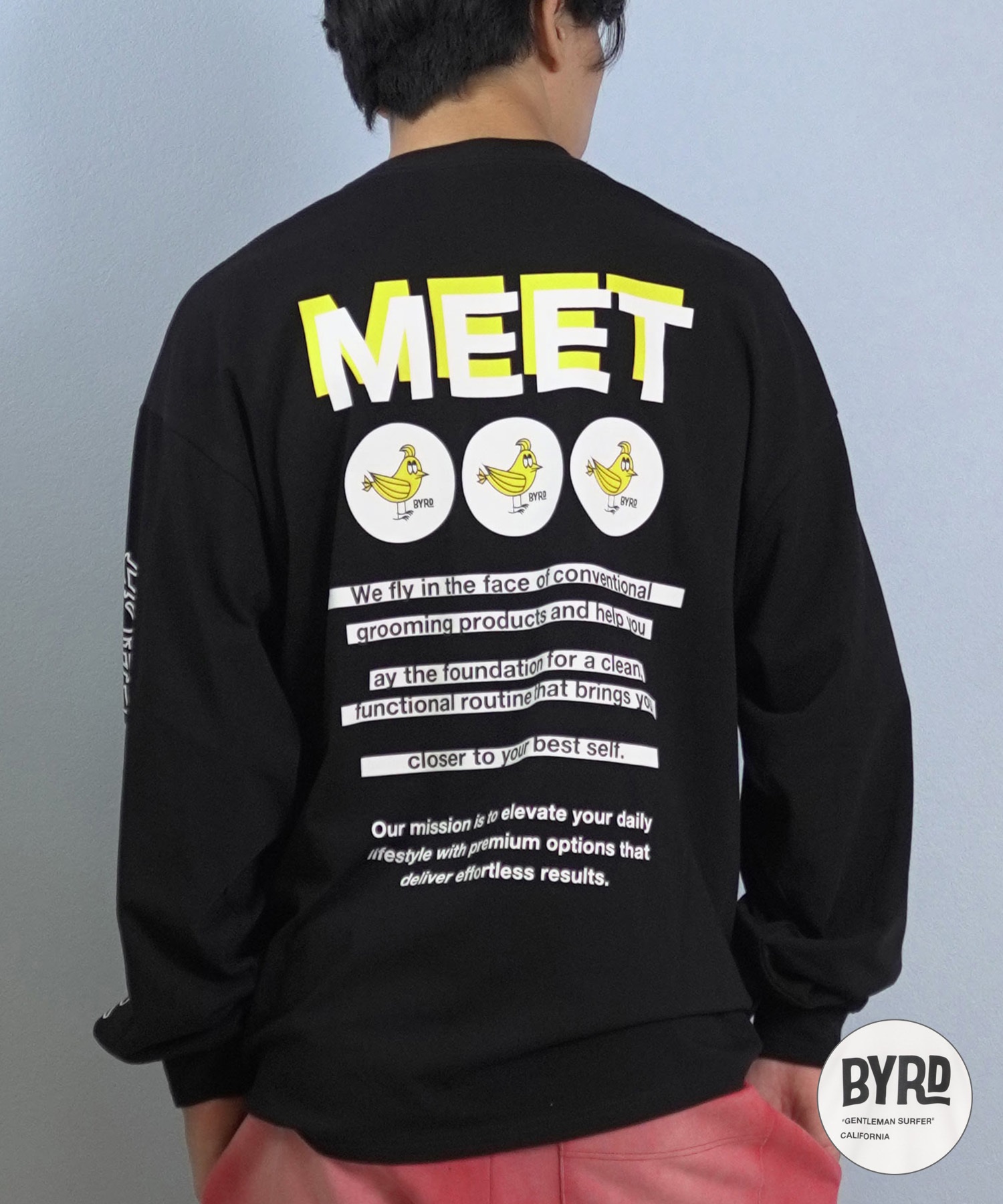 DEAR LAUREL ディアローレル × BYRD バード コラボ 長袖 Tシャツ ロンT