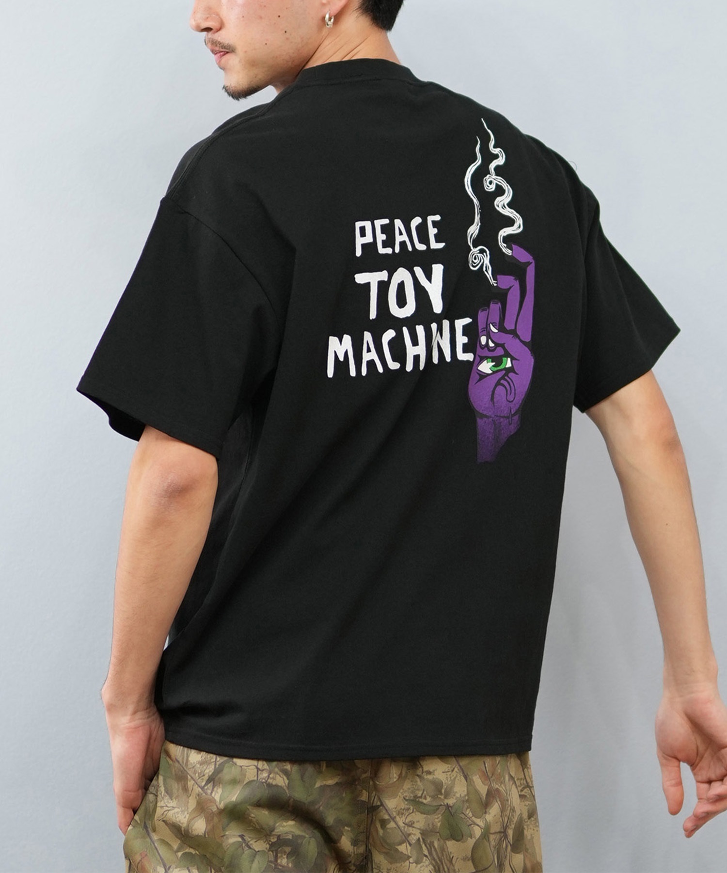 TOY MACHINE トイマシーン 半袖 Tシャツ メンズ バックプリント