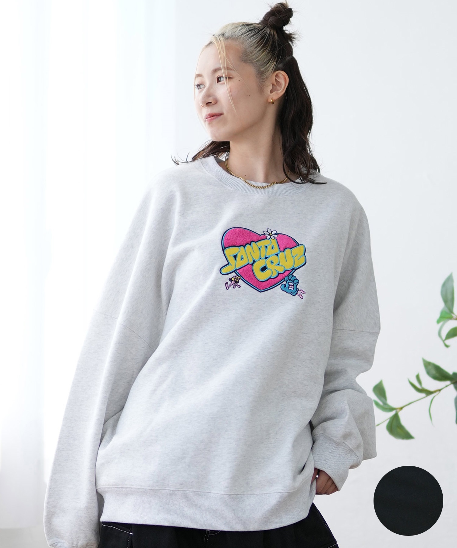 SANTACRUZ サンタクルーズ トレーナー レディース クルーネック