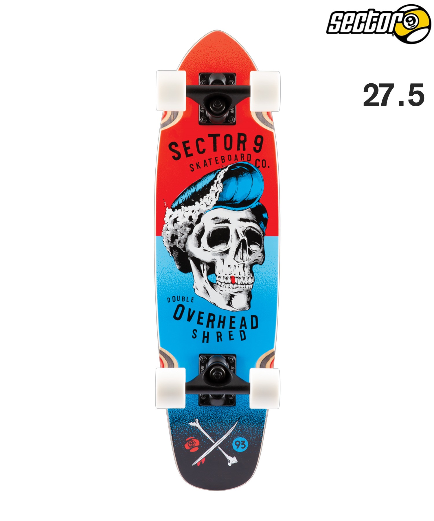 SECTOR9 セクターナイン スケートボード ロングスケート 27.5inch HAIR