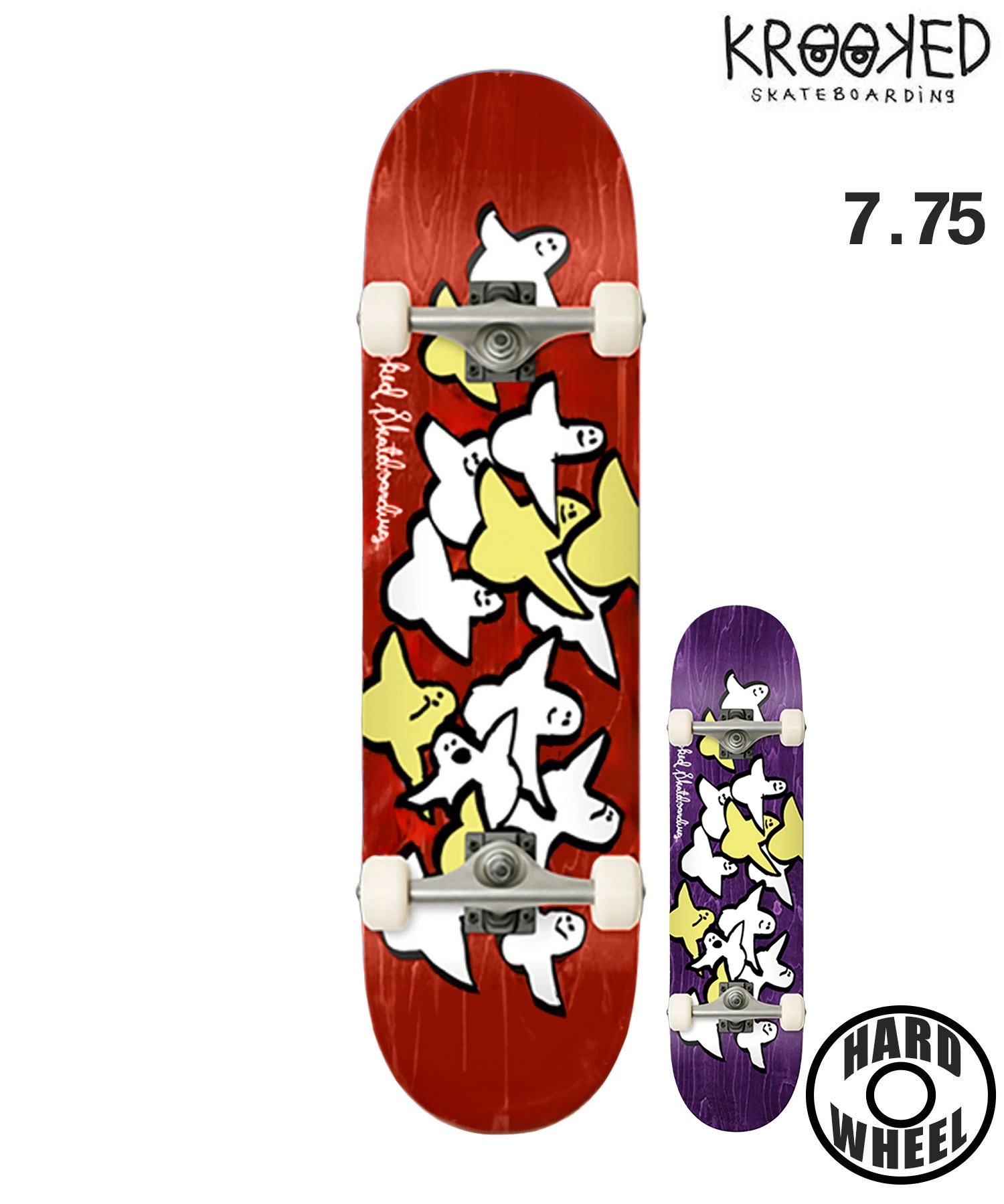 KROOKED クルキッド スケートボード コンプリート 7.75inch BIRDS