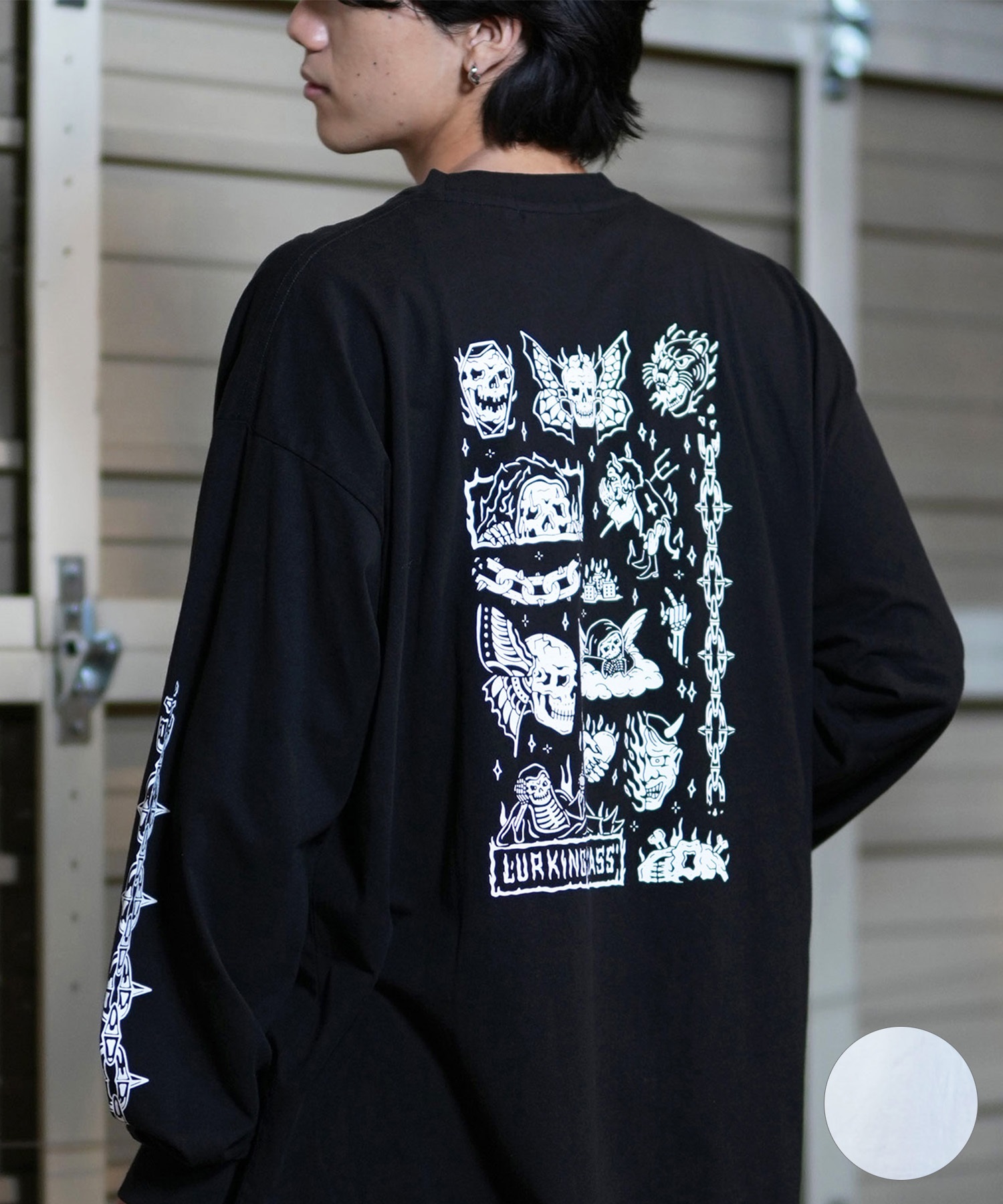 LURKING CLASS ラーキングクラス 長袖 Tシャツ メンズ ロンT バック