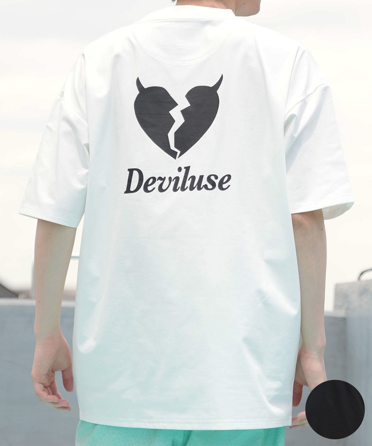 DEVILUSE デビルユース メンズ ラッシュガード 半袖 Tシャツ オーバー