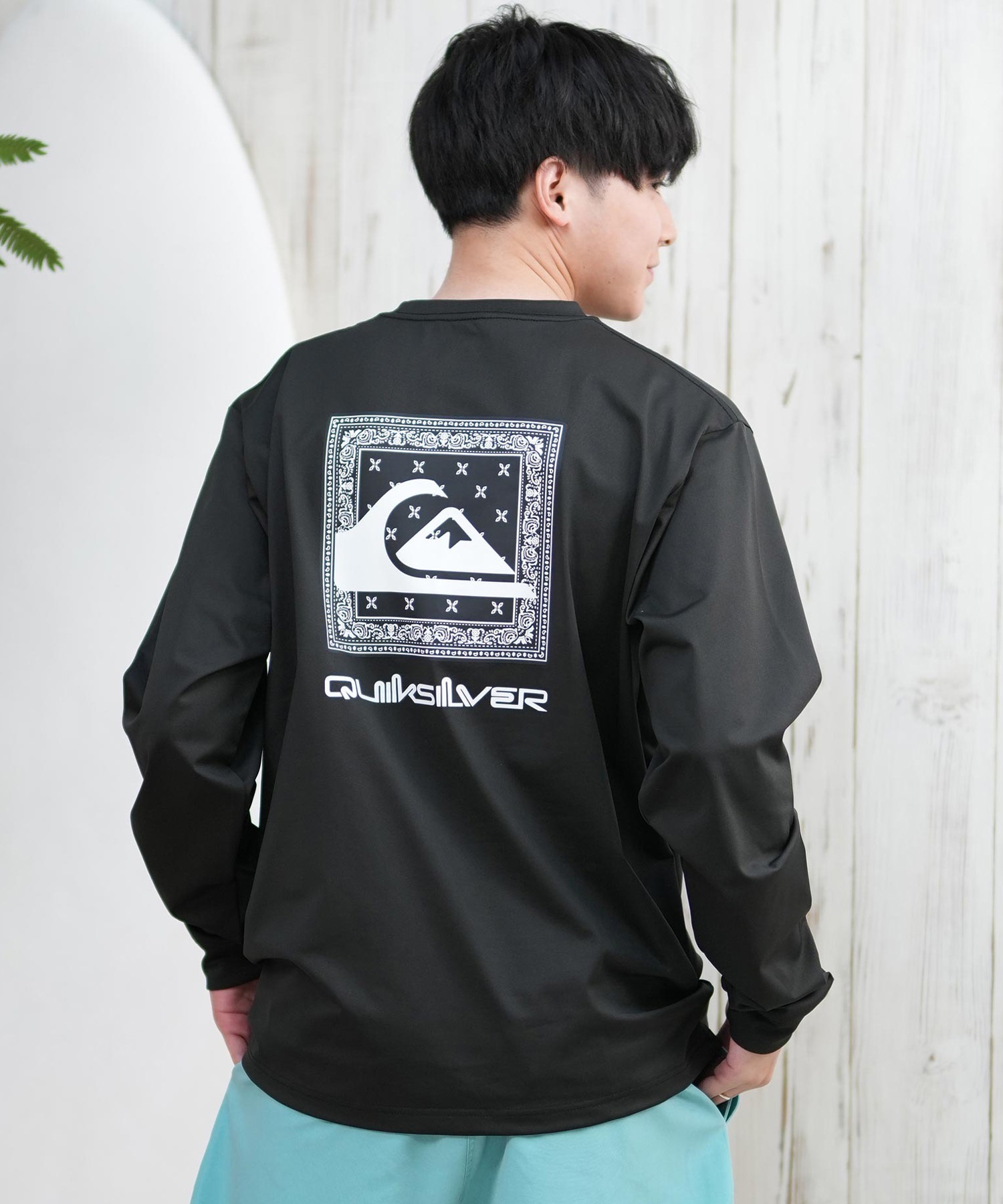 QUIKSILVER クイックシルバー ラッシュガード メンズ 長袖 Tシャツ
