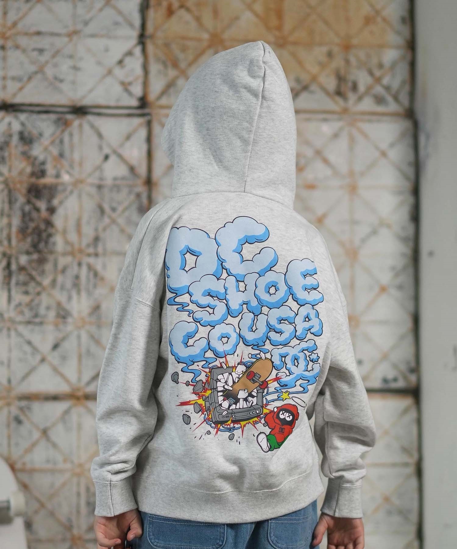 DC ディーシー プルオーバー パーカー キッズ ジュニア 子供 バック