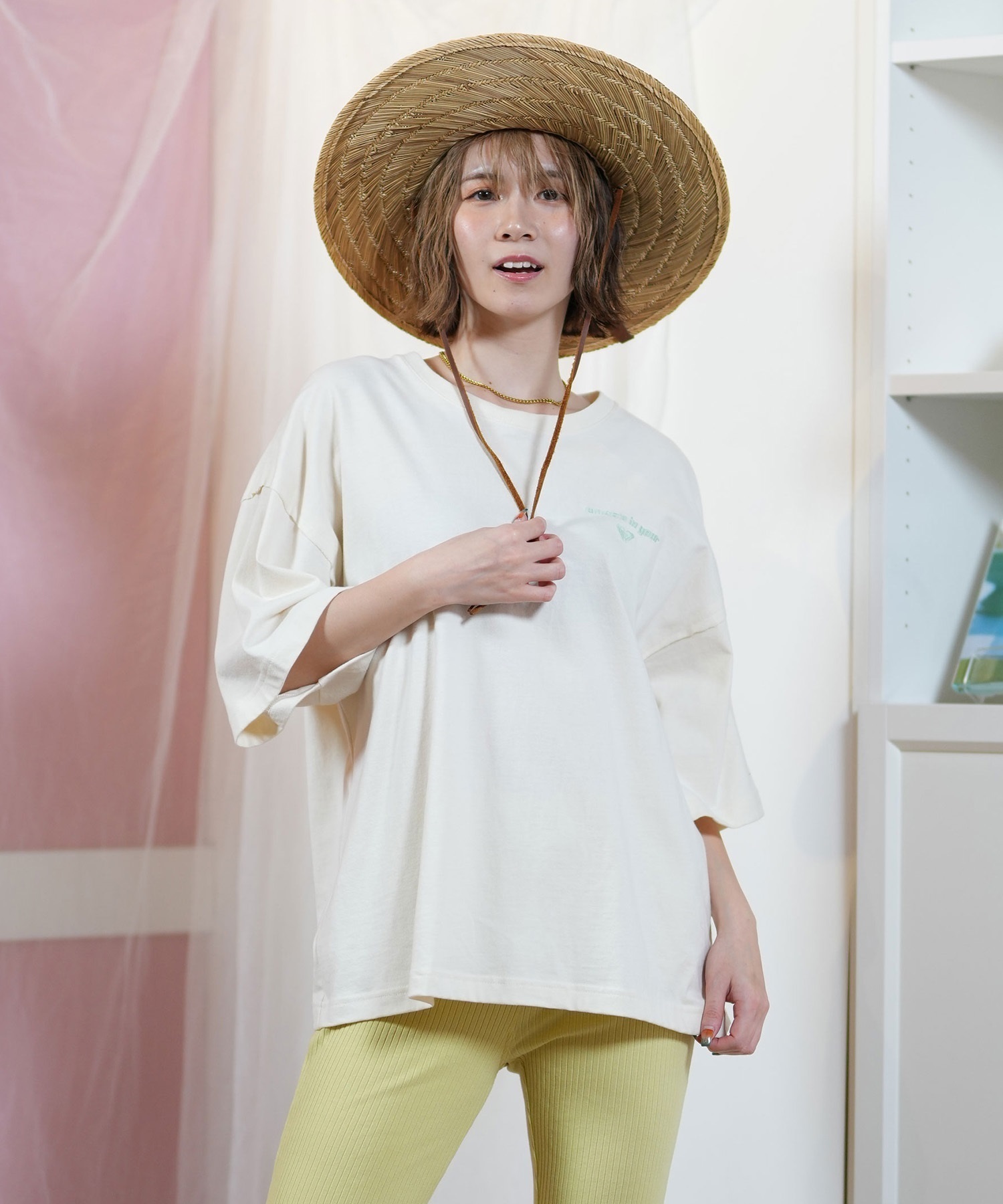 ROXY ロキシー 半袖 Tシャツ レディース バックデザイン オーバー