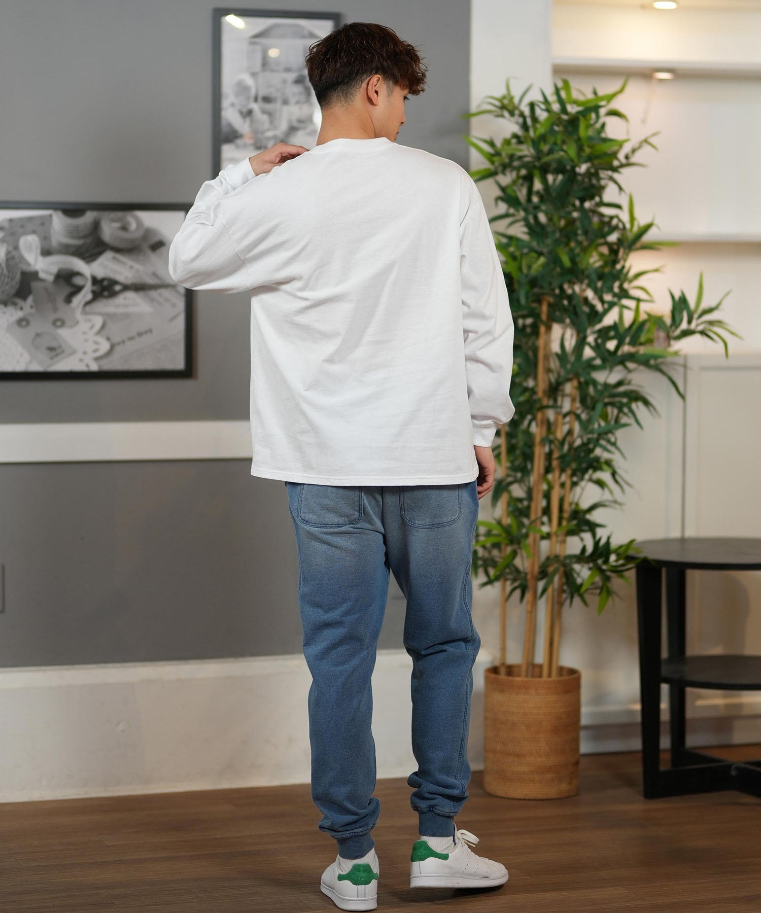 lost ロスト 長袖 Tシャツ メンズ フロントプリント オーバーサイズ