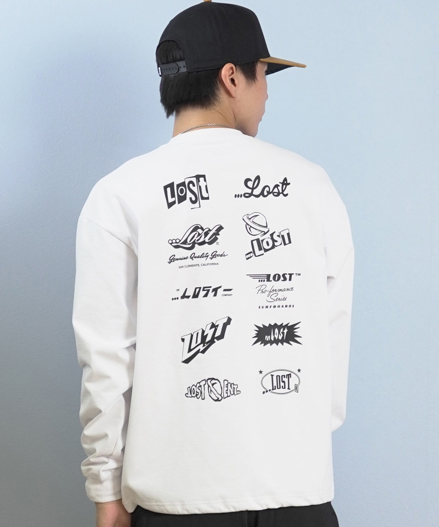 lost ロスト 長袖 Tシャツ ロンT メンズ AIRDRYシリーズ UVカット 遮