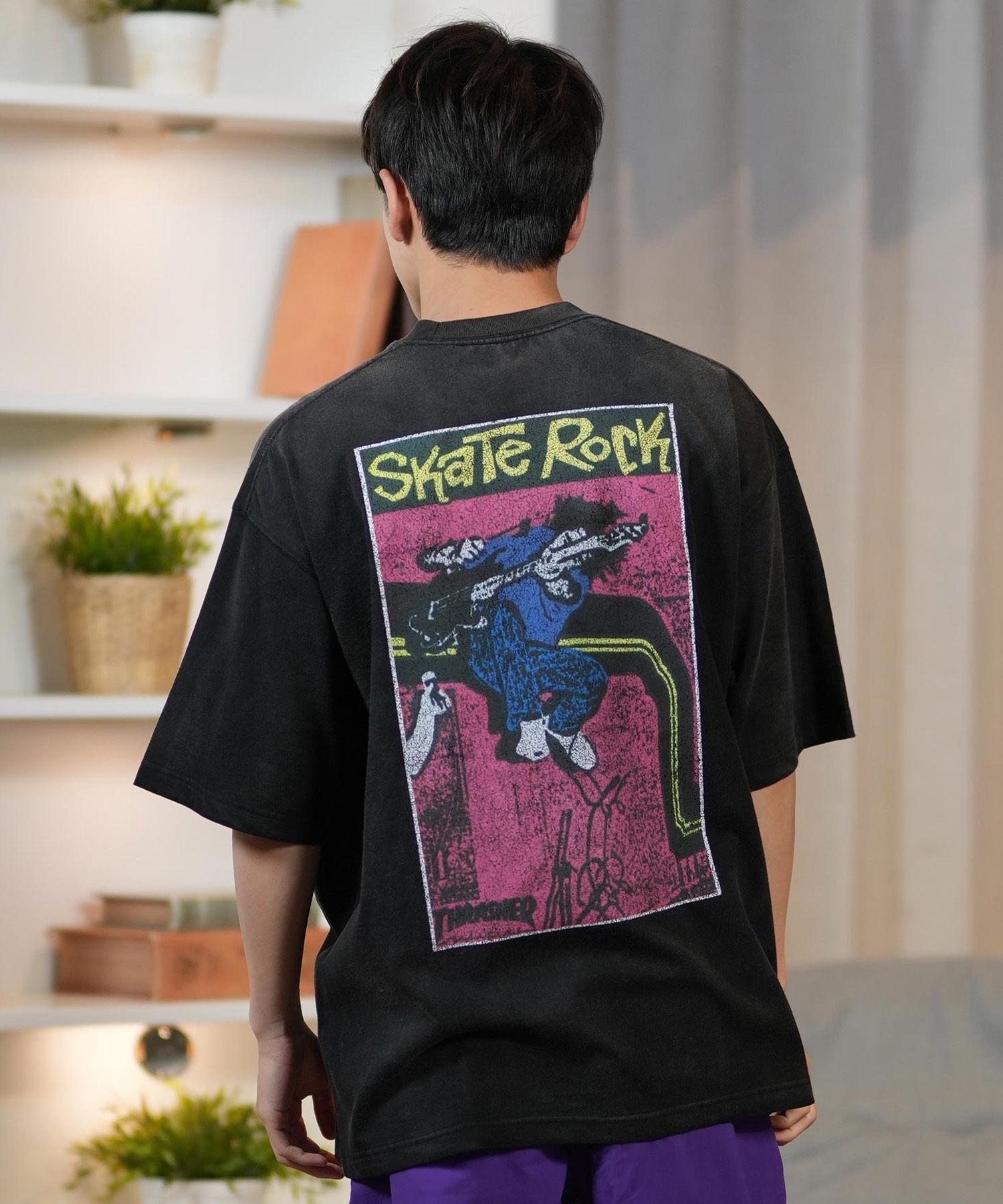 THRASHER スラッシャー 半袖 Tシャツ メンズ バックプリント オーバー