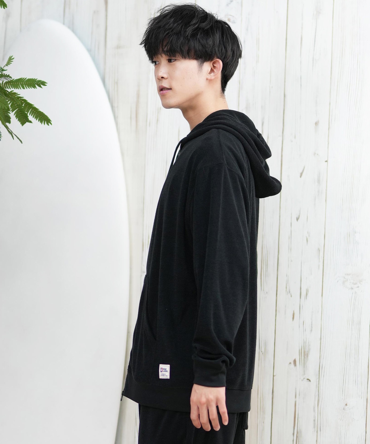 DEAR LAUREL ディアローレル パーカー ジップアップ メンズ 水陸両用