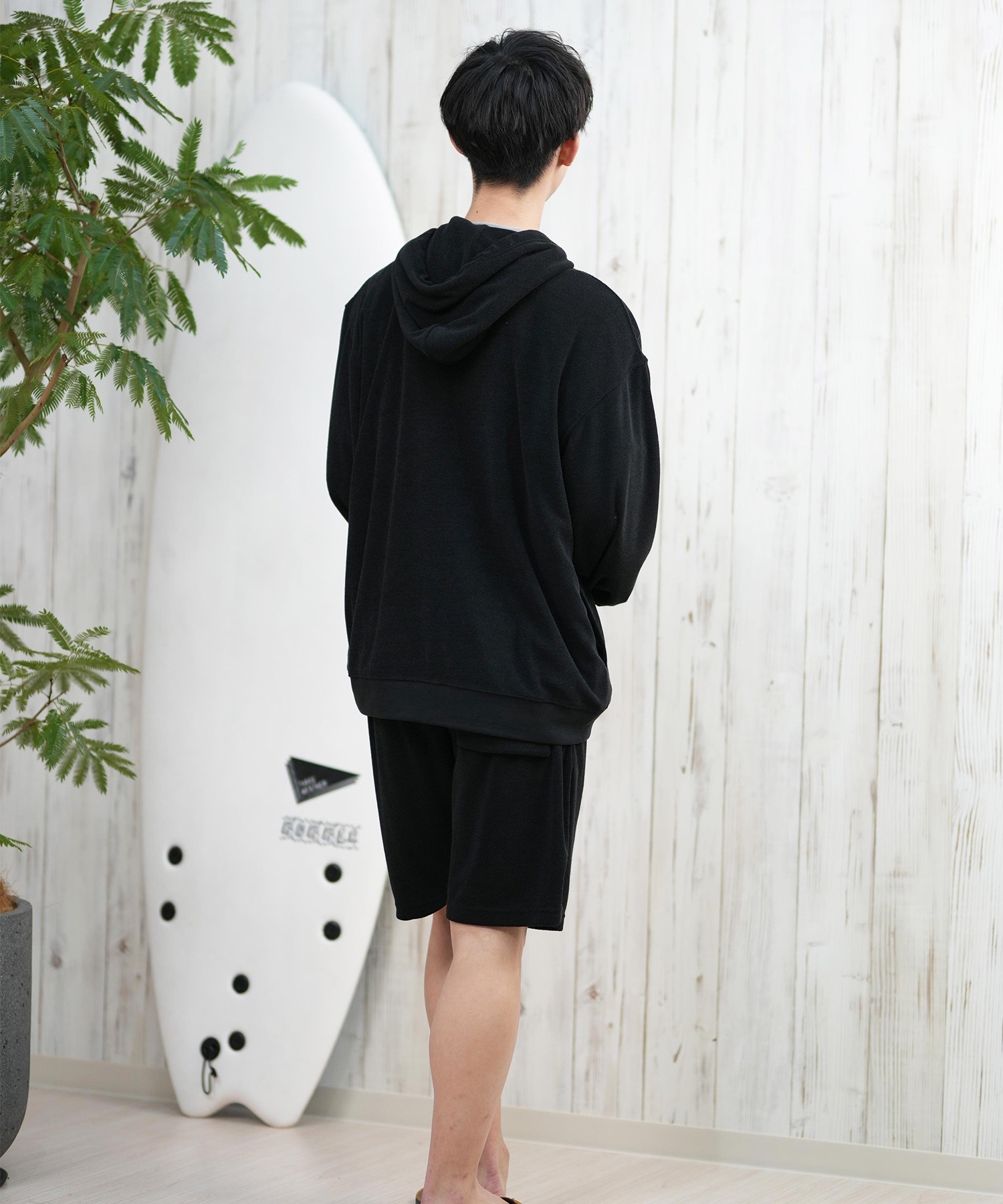 DEAR LAUREL ディアローレル パーカー ジップアップ メンズ 水陸両用