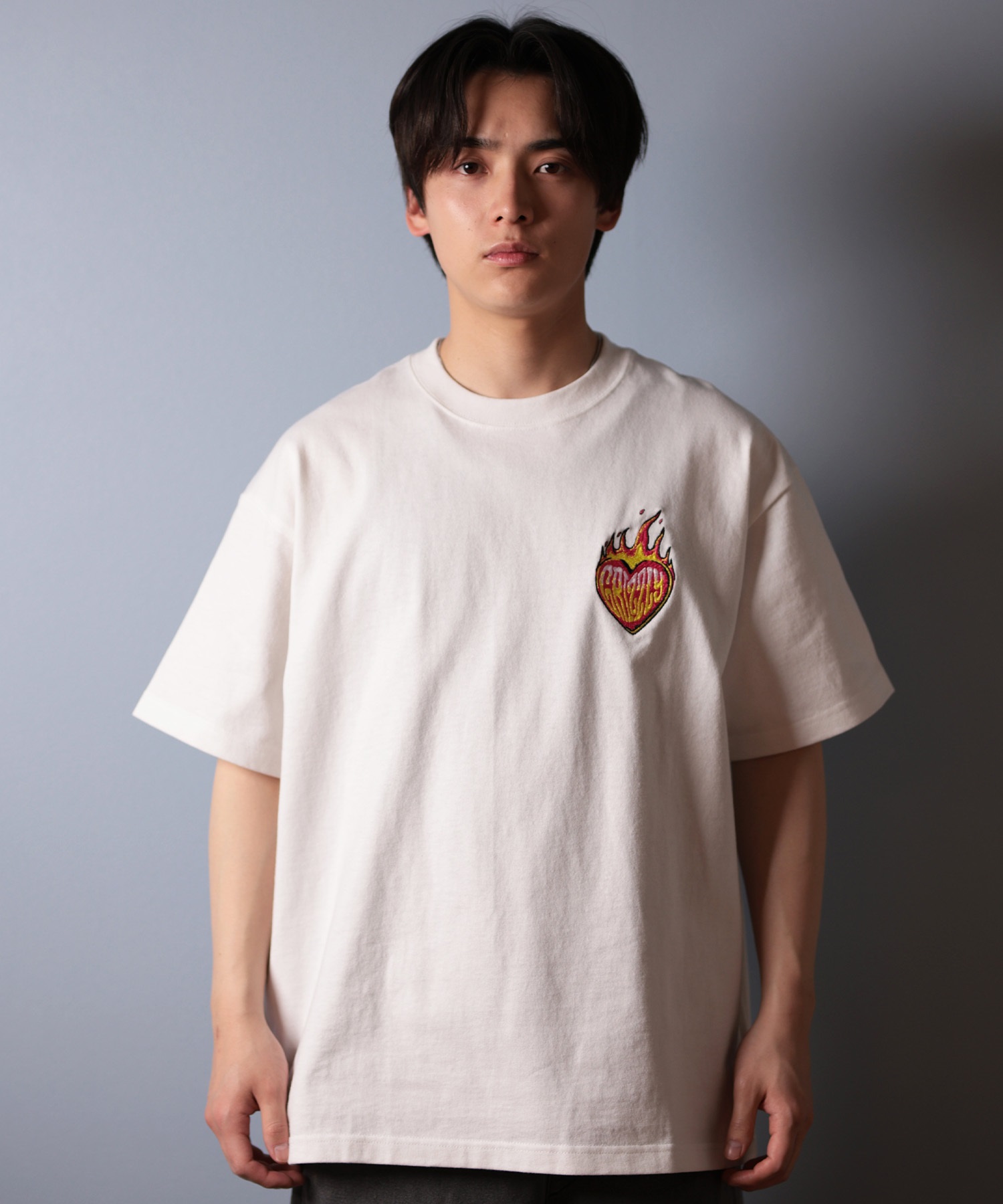 GRIZZLY グリズリー 半袖 Tシャツ メンズ バックプリント KEYS OPEN