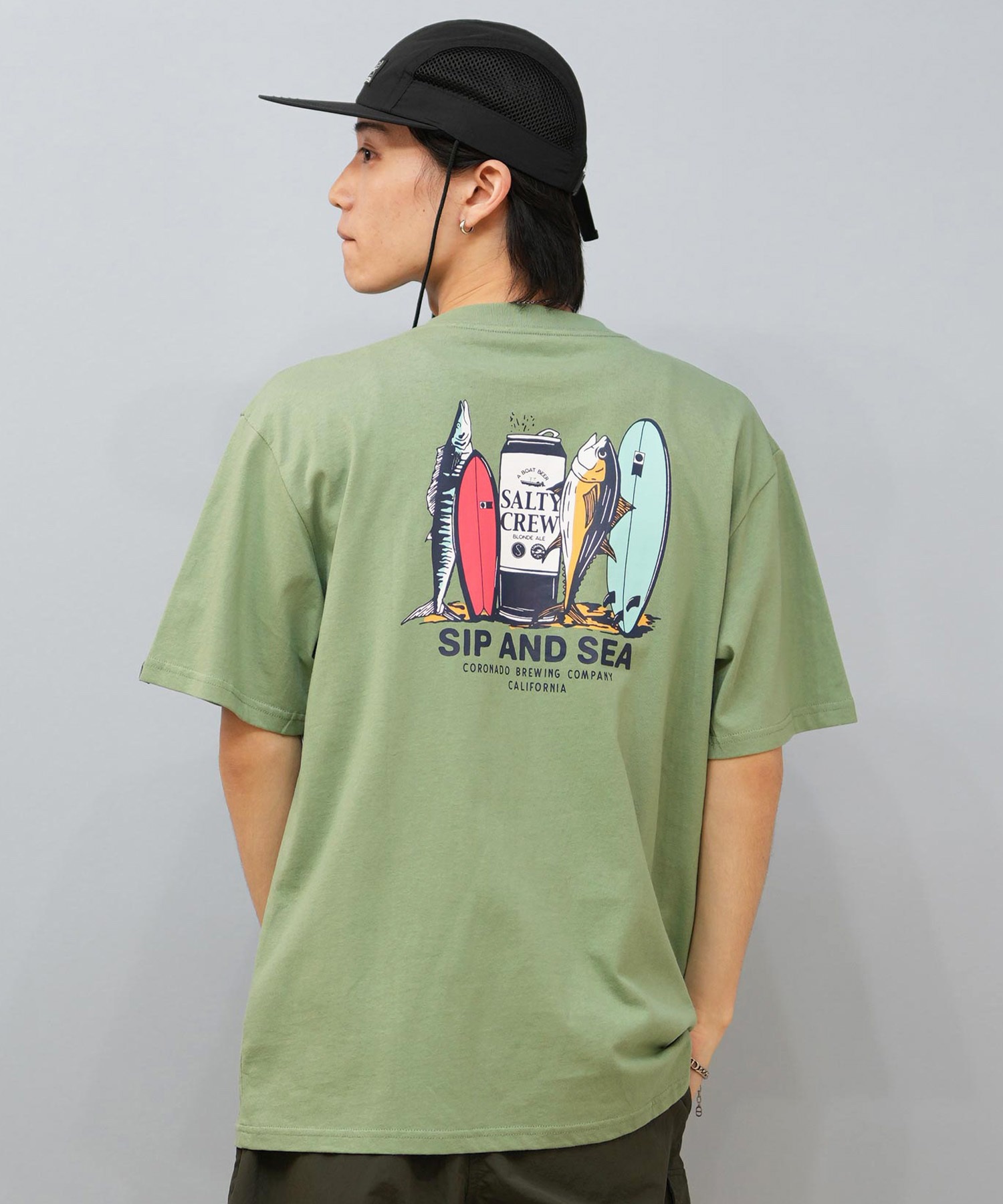 SALTY CREW ソルティークルー 半袖 Tシャツ メンズ バックプリント 55