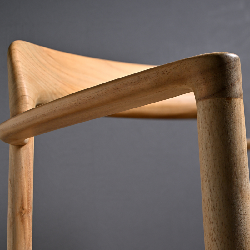 HOKOS ダイニングチェア チーク無垢材 ペーパーコード C370RXを激安で