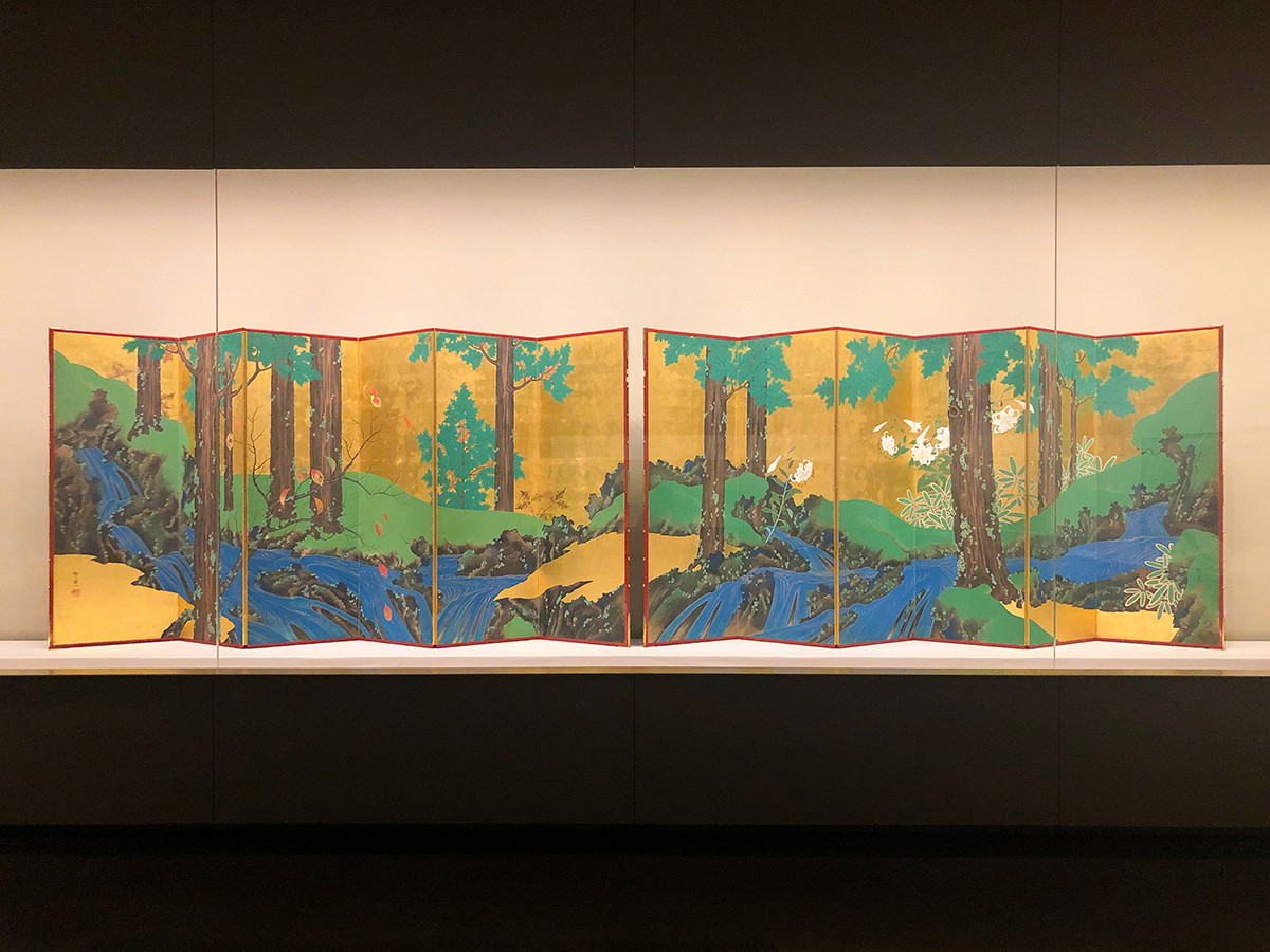 重要文化財・鈴木其一「夏秋渓流図屏風」を紹介 ― 根津美術館