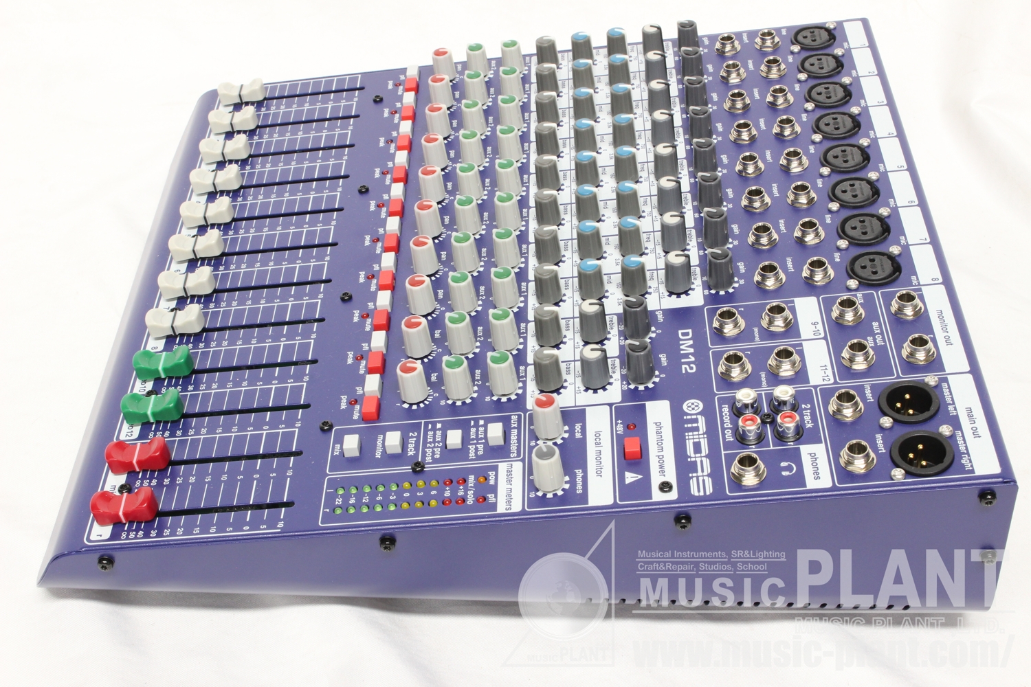 MIDAS アナログミキサーDM12中古品在庫あります! | MUSIC PLANT WEBSHOP