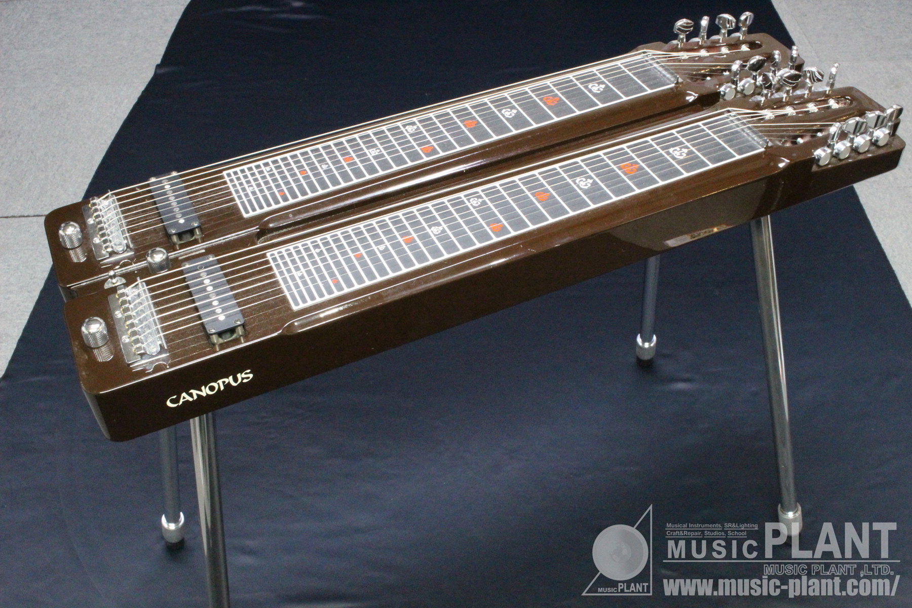 CANOPUS スチールギターダブルネック8弦 YS-8SDN中古品()売却済みです