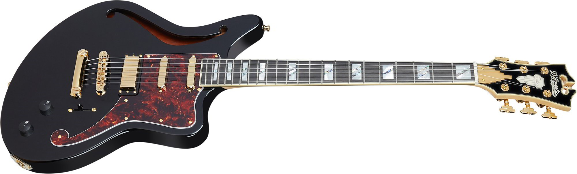 D'Angelico Deluxeシリーズ エレキギターDeluxe Bedford SH Black新品