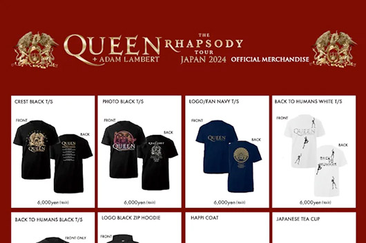 クイーン＋アダム・ランバート「ザ・ラプソディ・ツアー 2024」公式