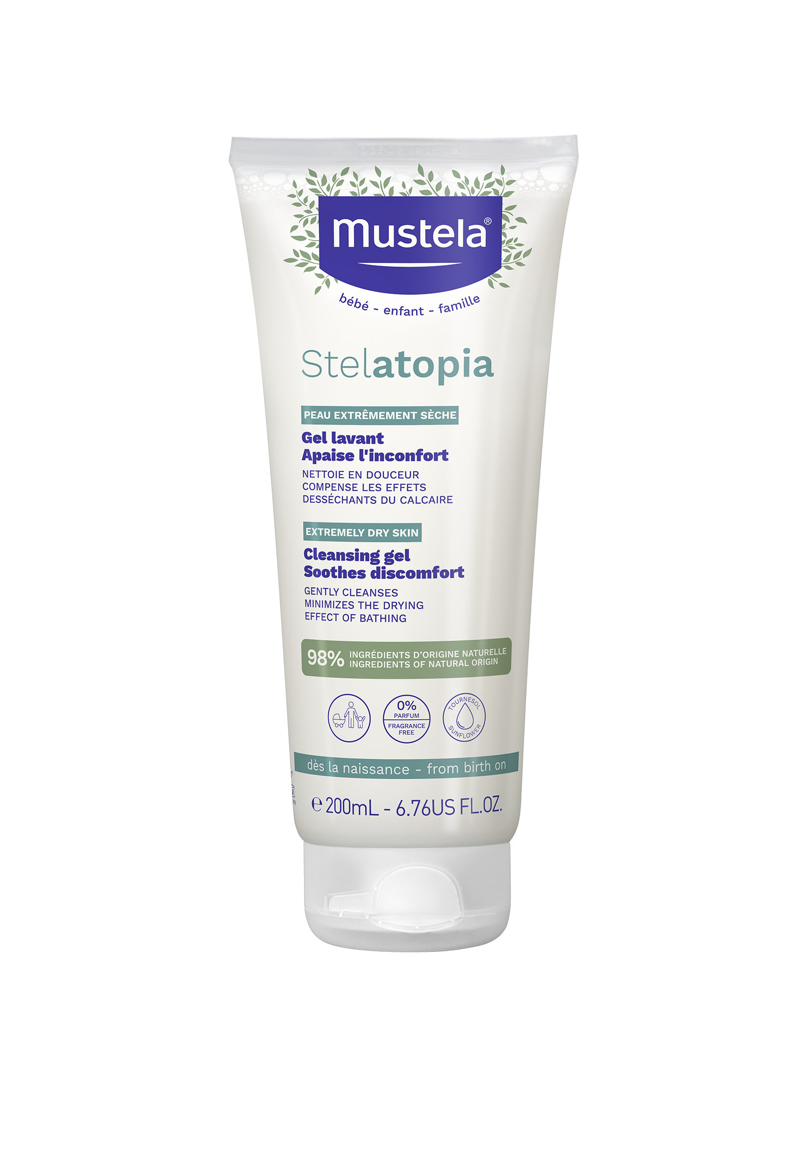 Stelatopia washing gel for babies with atopic skin | Mustela