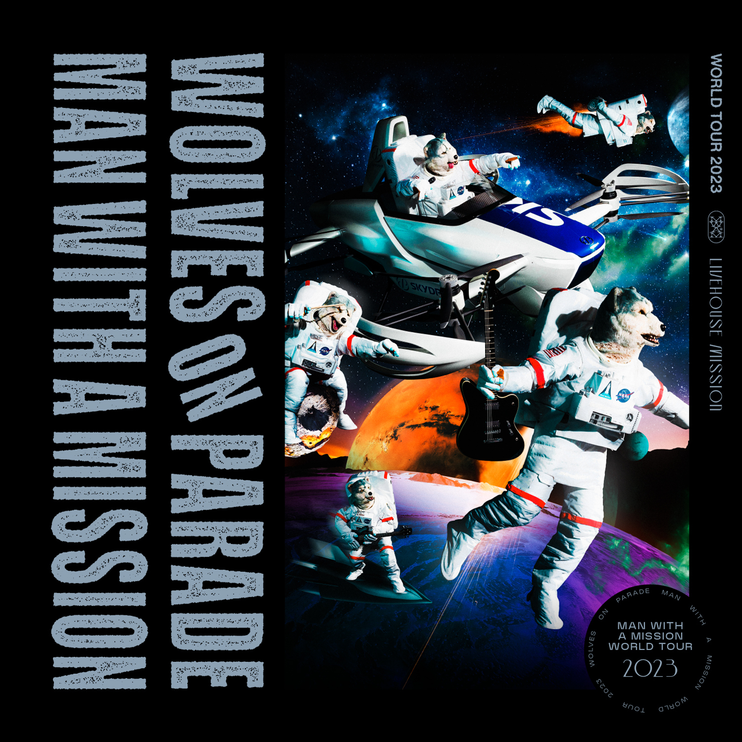 MAN WITH A MISSION World Tour 2023 ~WOLVES ON PARADE~』会場にて