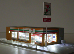 鉄道模型Nゲージレイアウト製作例 ストラクチャーへLED組込み