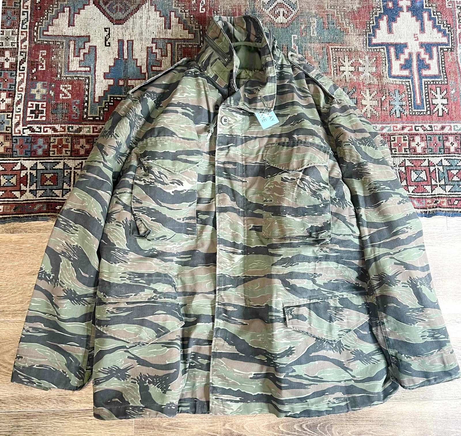 程度良好!! アルファ製【ビンテージ】 U.S.ARMY【米軍】タイガー