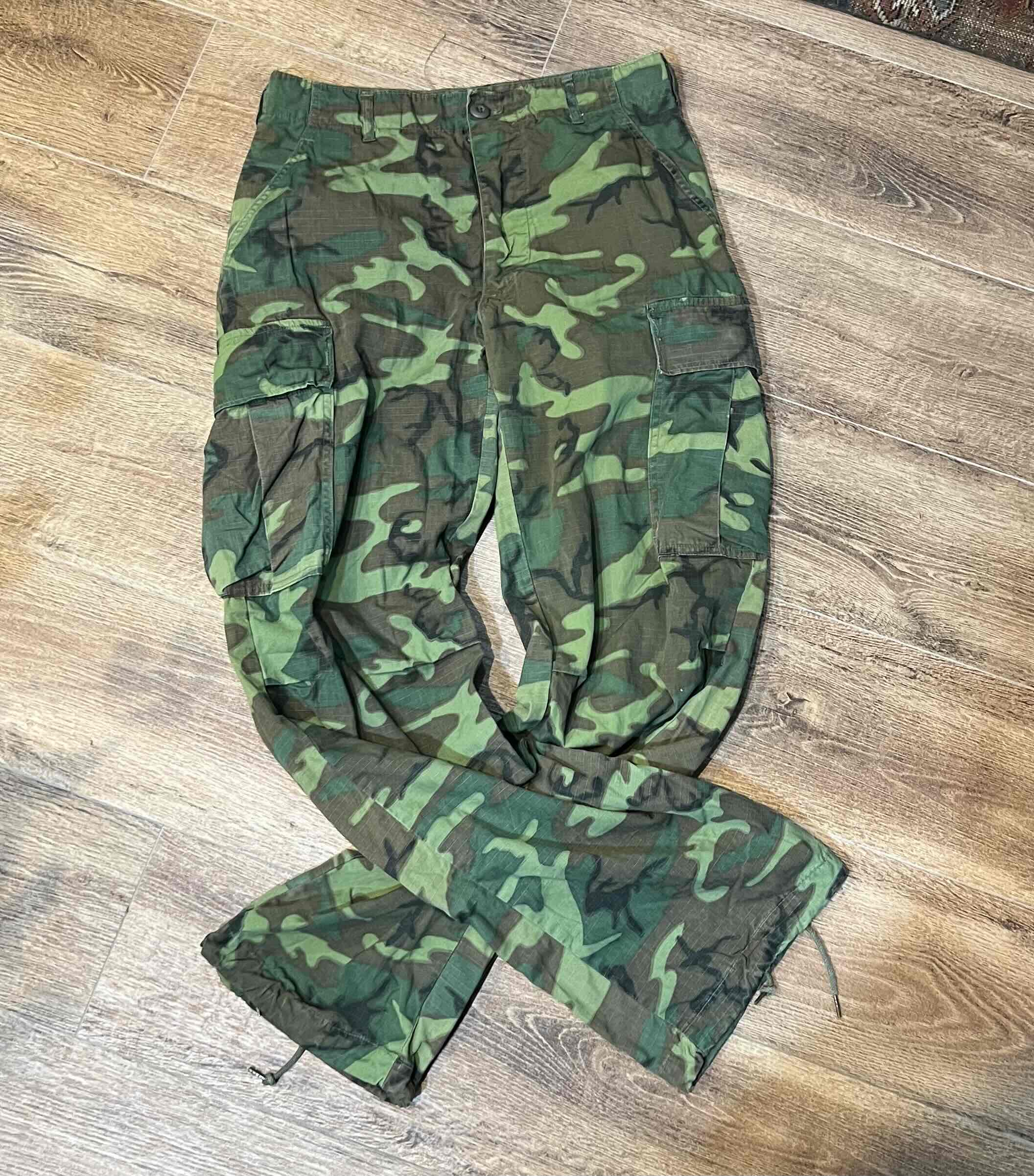 程度良好【60's】【米軍実物】【ビンテージ】 【U.S.ARMY】ERDL