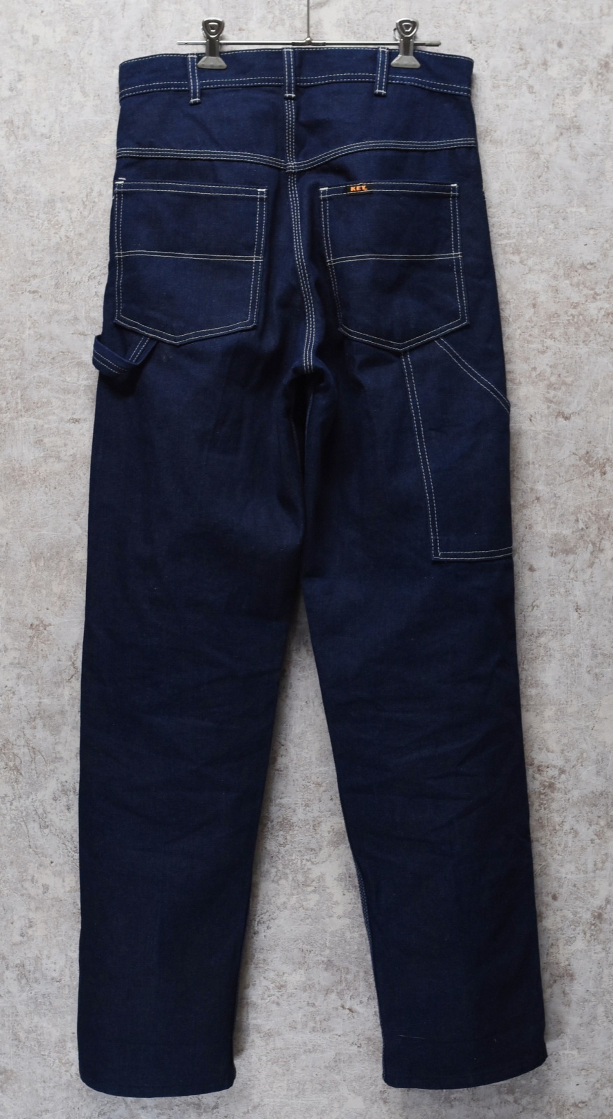 90s ビンテージ USA製【KEY】【デニムペインターパンツ】【W31程度