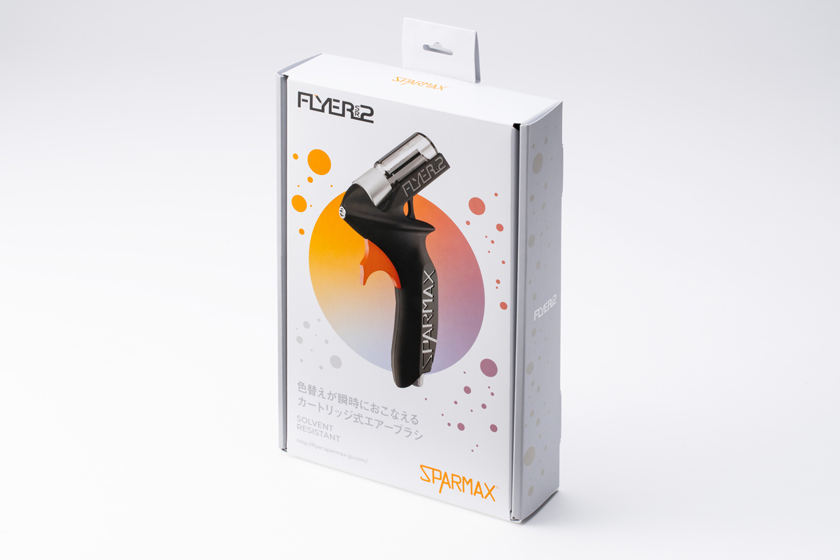 アネスト岩田株式会社さま「SPARMAX® FLYER-SR2 パッケージ」 | 野毛印刷社