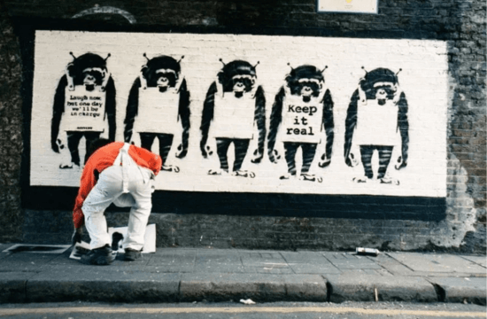 Banksy（バンクシー）- Laugh Now Unsigned COA付き本物の作品を販売