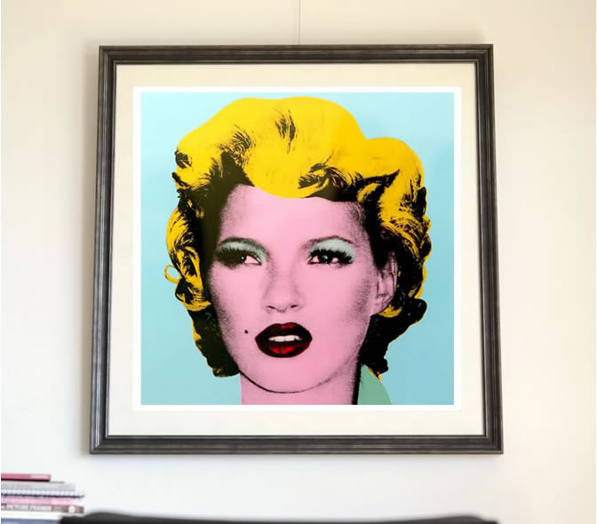 Banksy/バンクシー Kate Moss Original Colourway ポスター販売 ー