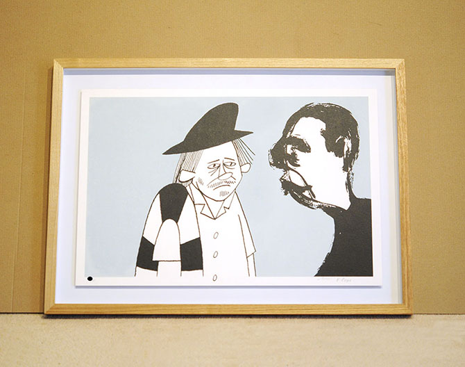 額装済】YUSUKE HANAI「Untitled」シルクスクリーン/花井祐介