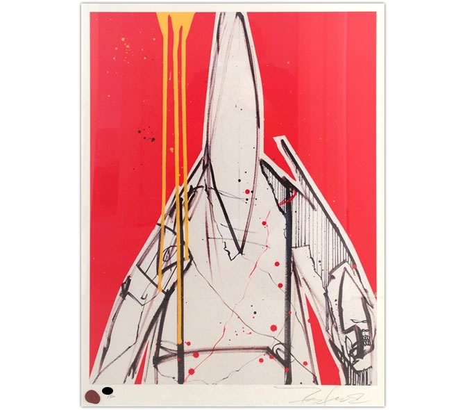 極めて稀なFUTURA2000(フューチュラ）のエディション作品、直筆サイン