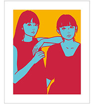 攻めた配色のKYNEのシルクスクリーン作品 ー NOISEKING ノイズキング