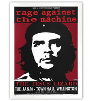 TAZ / タズが製作したRage Against The Machineのシルクスクリーン